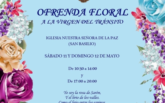 OFRENDA FLORAL 2019