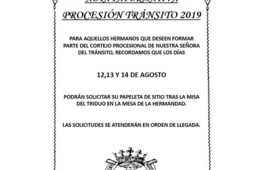 CORTEJO 2019